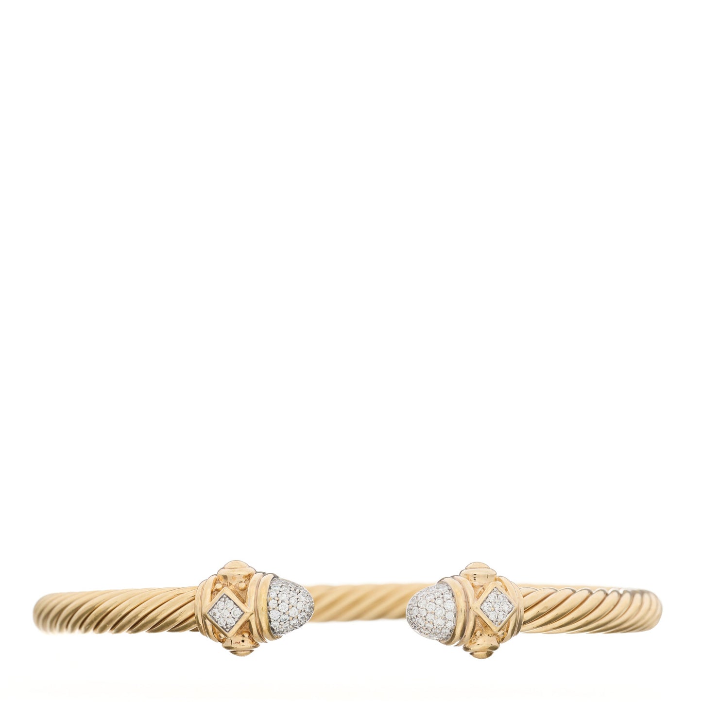 DAVID YURMAN 18K Yellow Gold Diamond Renaissance Bracelet