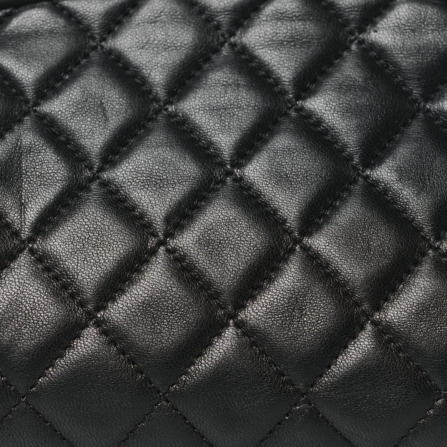 Lambskin Quilted Timeless Clutch Black