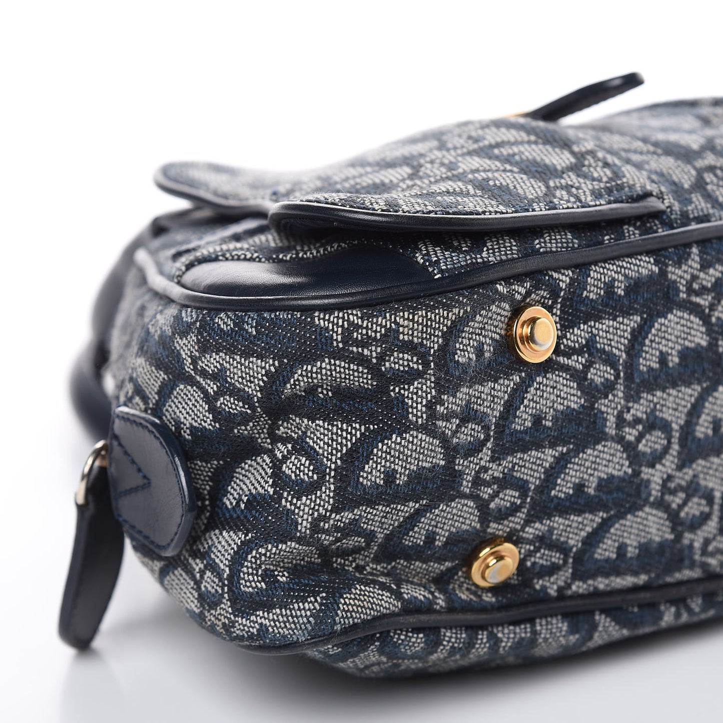 Monogram Mini Saddle Bowler Navy