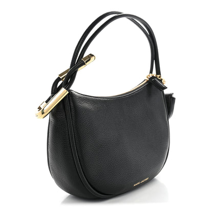 Marc Jacobs Grained Calfskin Dual Crescent Bag Black 3 of 10