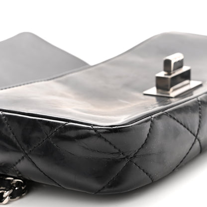 Chanel Patent Quilted Mademoiselle East West Flap Black 14 of 15