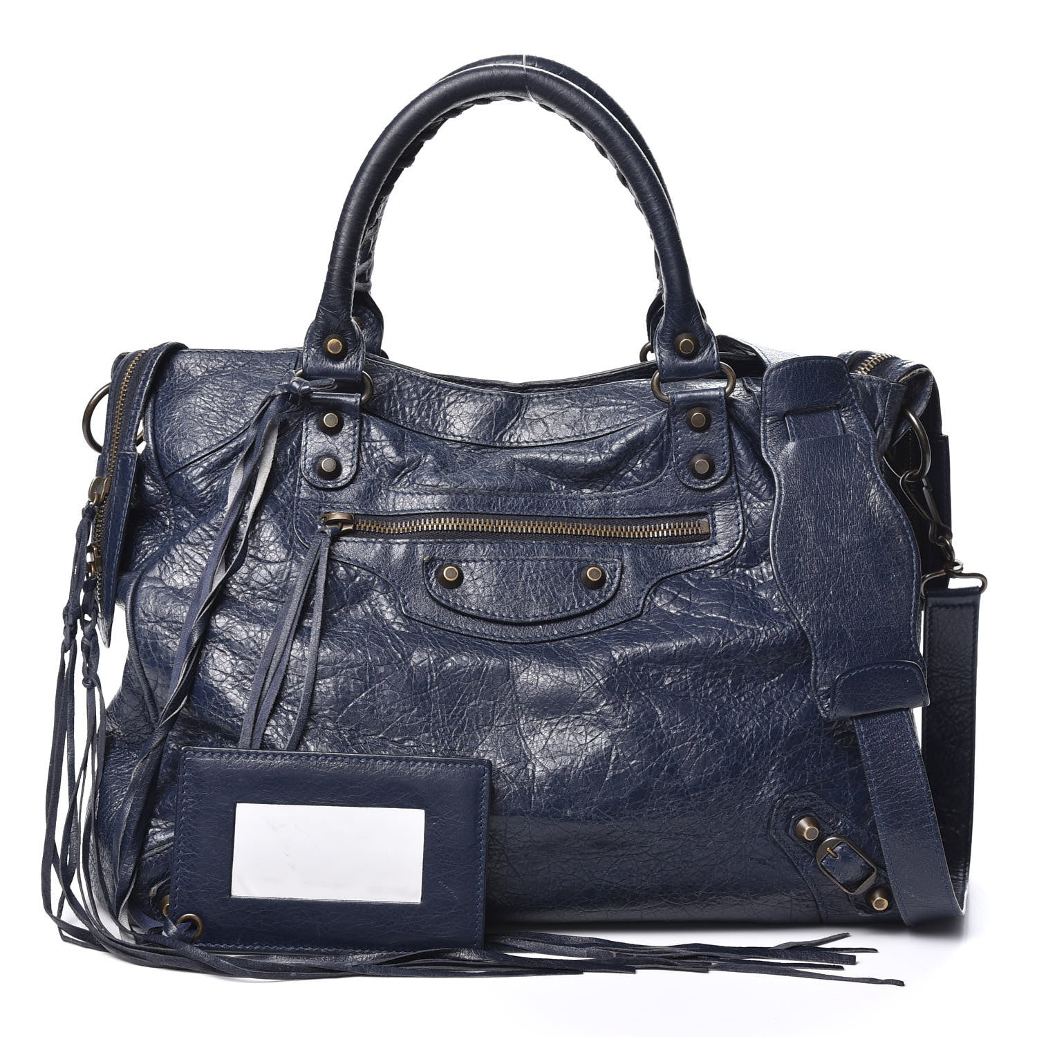 Balenciaga Agneau Classic Hardware Velo Bleu Obscur 1 of 10