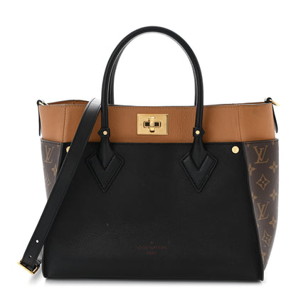 Louis Vuitton Calfskin Monogram On My Side Black 1 of 11