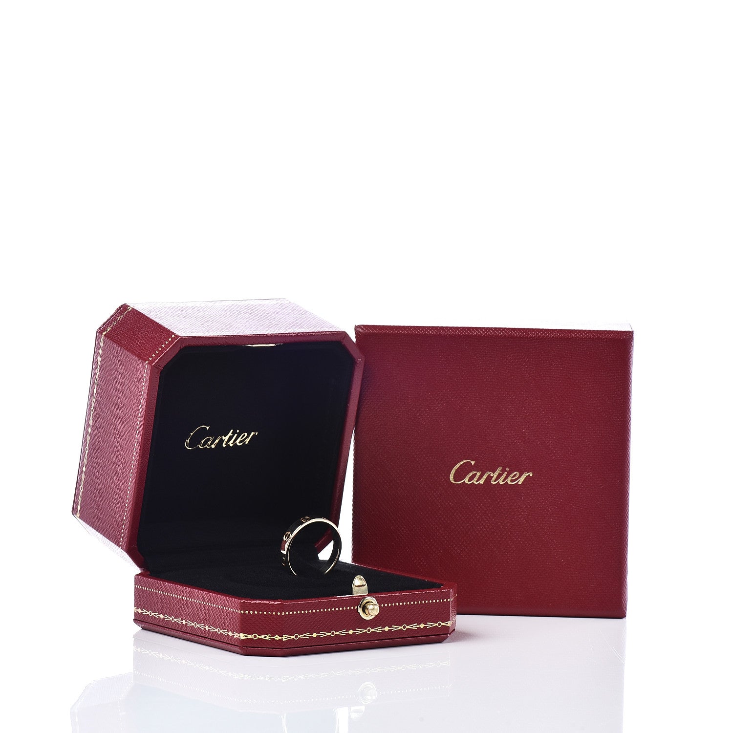 Cartier 18K Yellow Gold 3.5mm LOVE Wedding Band Ring 54 6.75 6 of 6