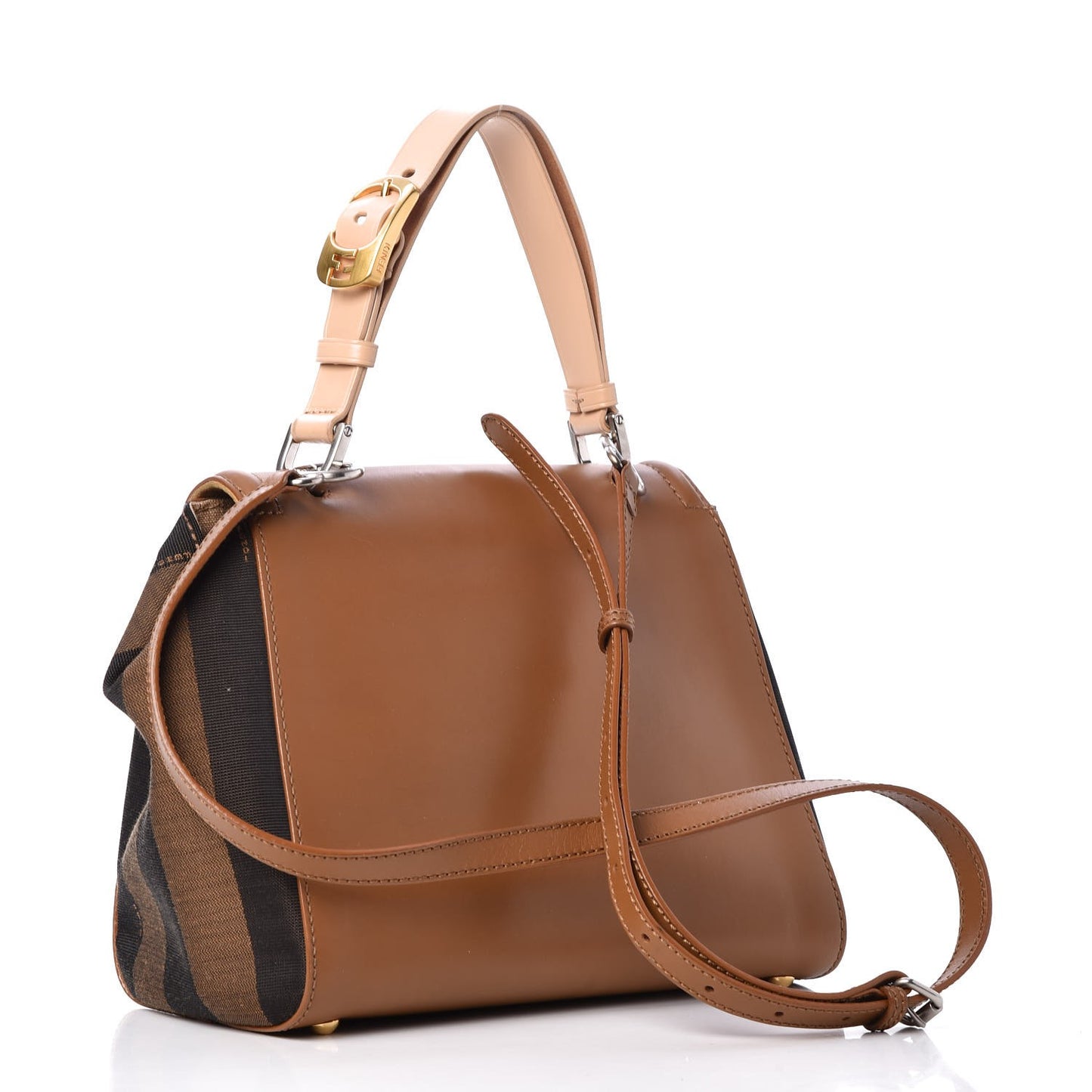 Pequin Cuoio Vegetale Silvana Top Handle Bag Cuoio Tobacco Vacchetta