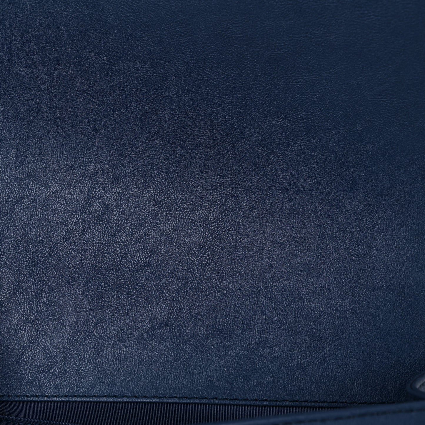 Calfskin Quilted Medium Top Handle Boy Flap Blue