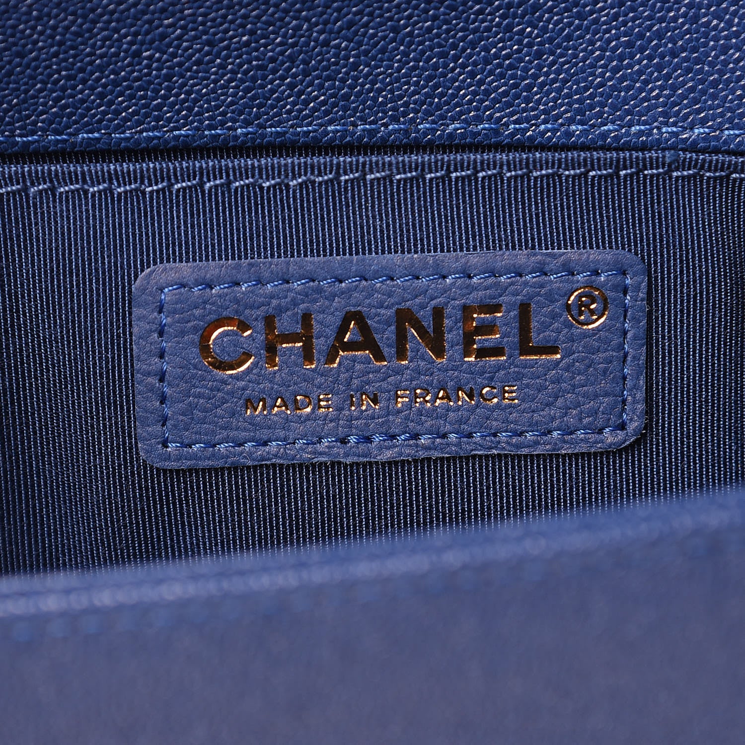 Chanel Caviar Quilted Small Boy Flap Dark Blue 6 of 9