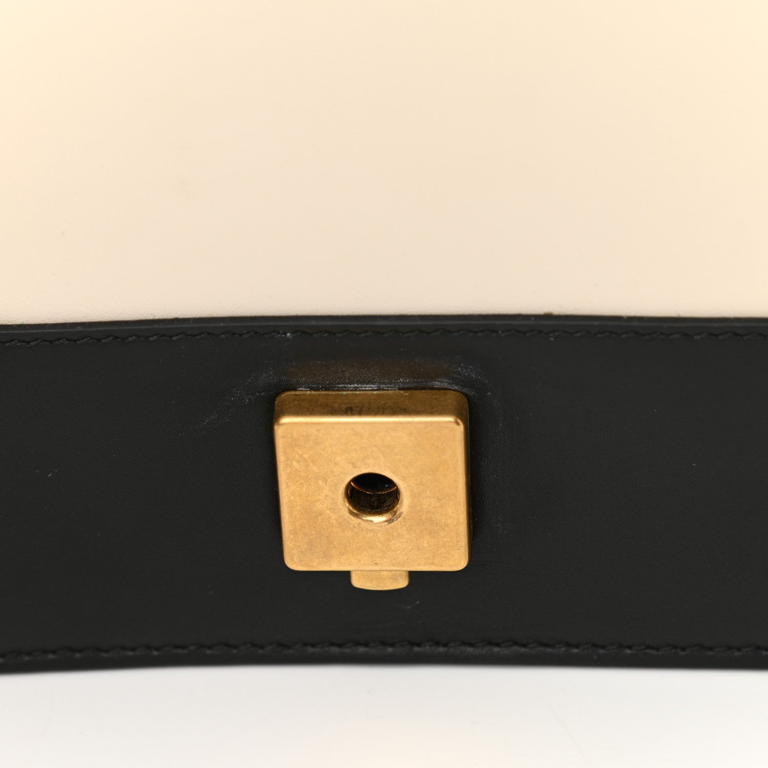 Gucci Calfskin Sylvie Web Queen Margaret Shoulder Bag Mystic White Black 11 of 11
