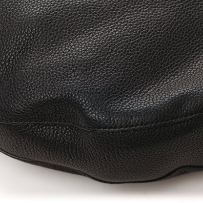 Salvatore Ferragamo Grained Calfskin Hobo Black 9 of 10