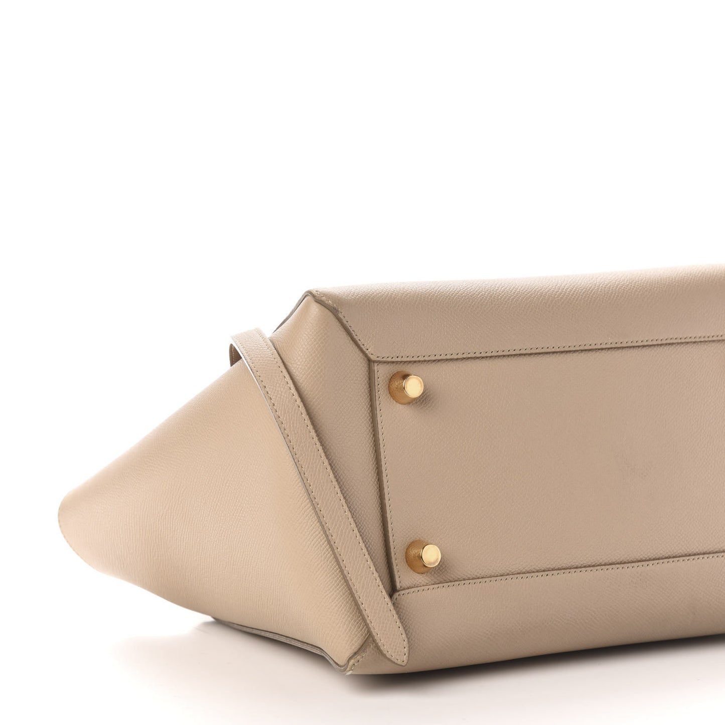 Grained Calfskin Mini Belt Bag Light Taupe