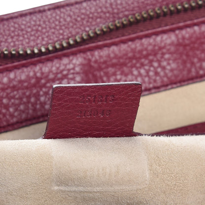Gucci Cellarius Calfskin Medium 1973 Top Handle Satchel Cherry Gloss 7 of 15