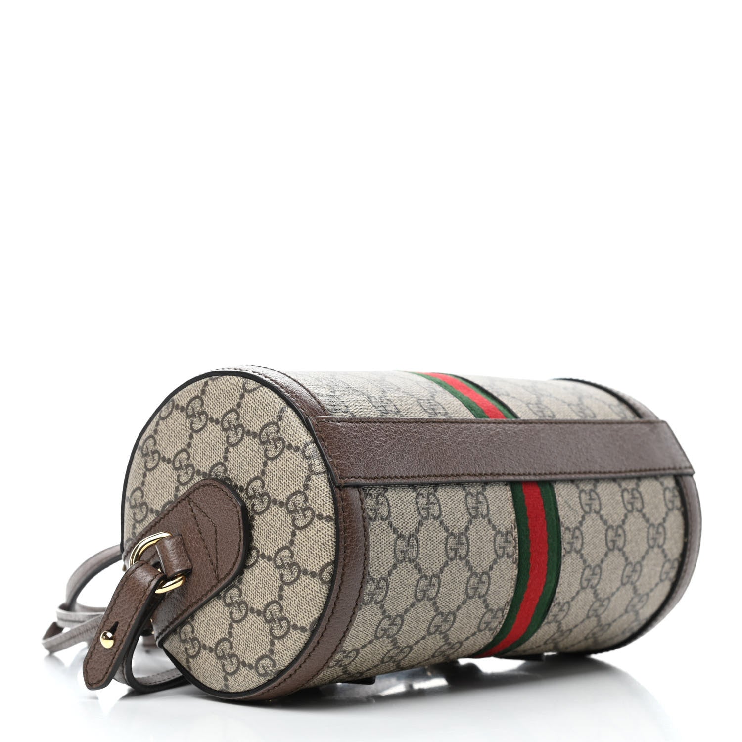 Gucci GG Supreme Monogram Web Small Ophidia Boston Bag Beige New Acero 3 of 4