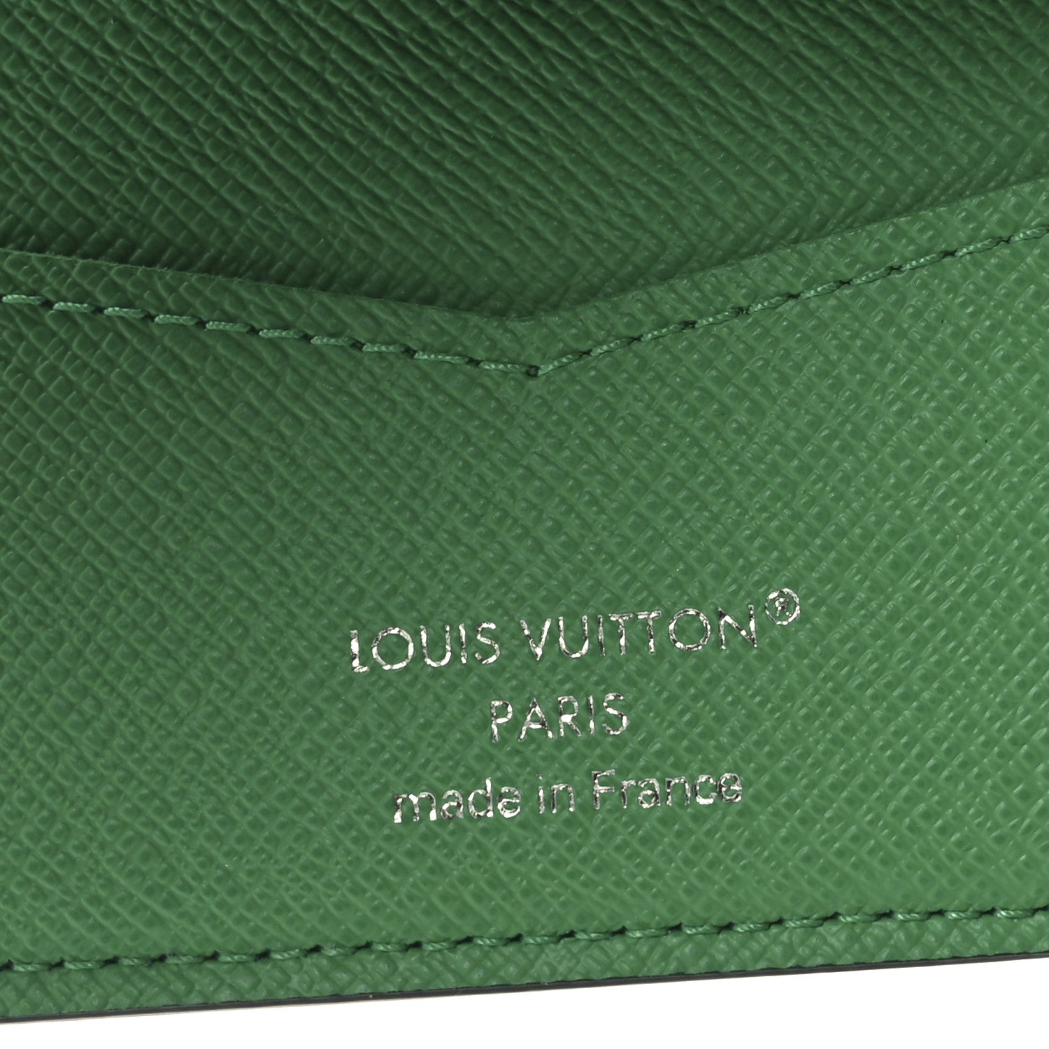 Louis Vuitton Monogram Eclipse Slender Wallet Bamboo Green 6 of 6