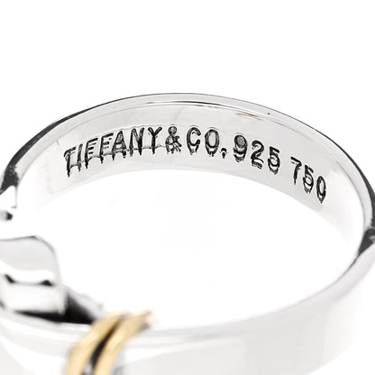 Tiffany Sterling Silver 18K Yellow Gold Hook Ring 47 4 4 of 4