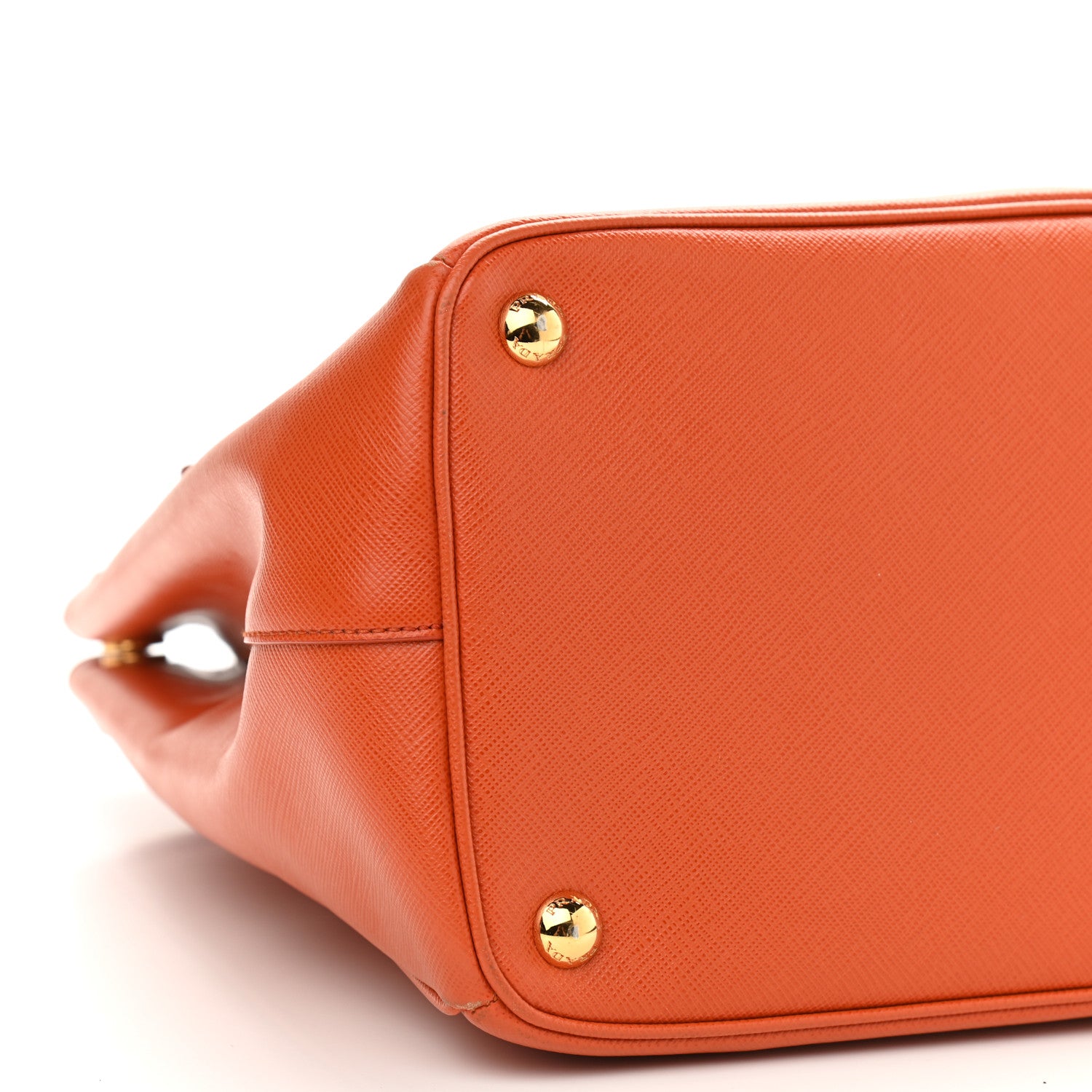 Prada Saffiano Lux Parabole Tote Papaya 9 of 11