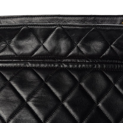 Chanel Lambskin Quilted Shoulder Bag Black 8 of 12