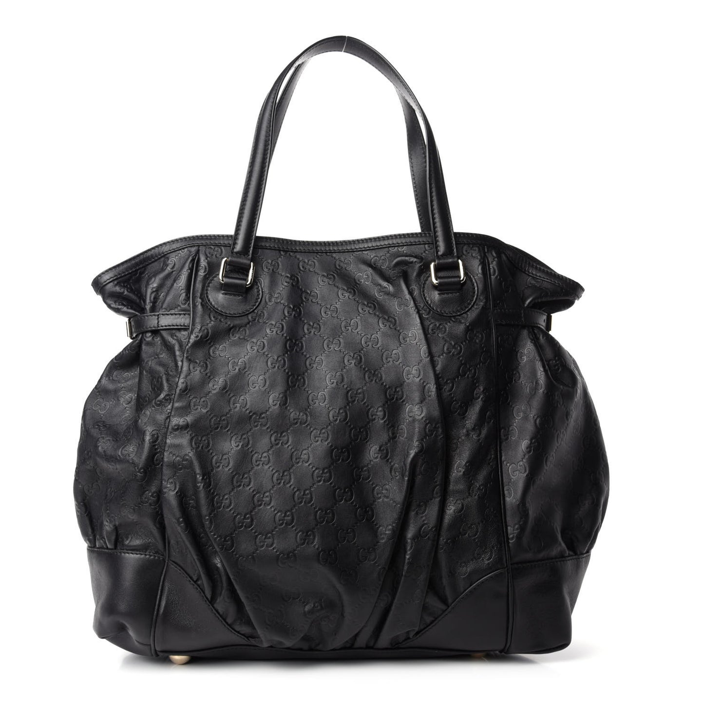 Guccissima Full Moon Tote Black