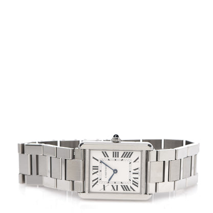 Cartier Stainless Steel 27mm Tank Solo Quartz Watch 3 of 7