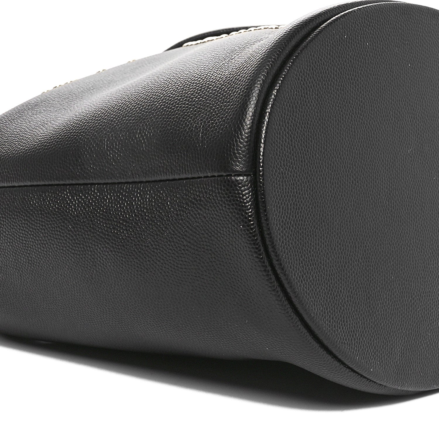 Chanel Caviar Deauville Drawstring Bucket Bag Black 9 of 10