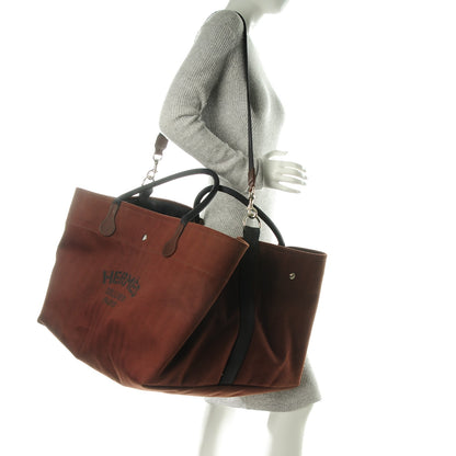 Hermes Toile Fourre Tout du Cavalier Carryall Tote 2 of 6