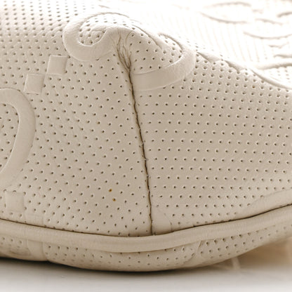 Gucci Calfskin GG Tennis Embossed Belt Bag Mystic White 10 of 10