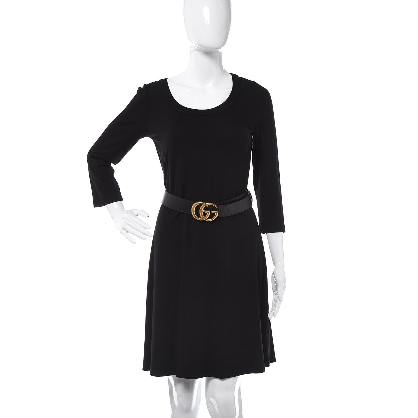 Calfskin Double G 40mm Belt 85 34 Black