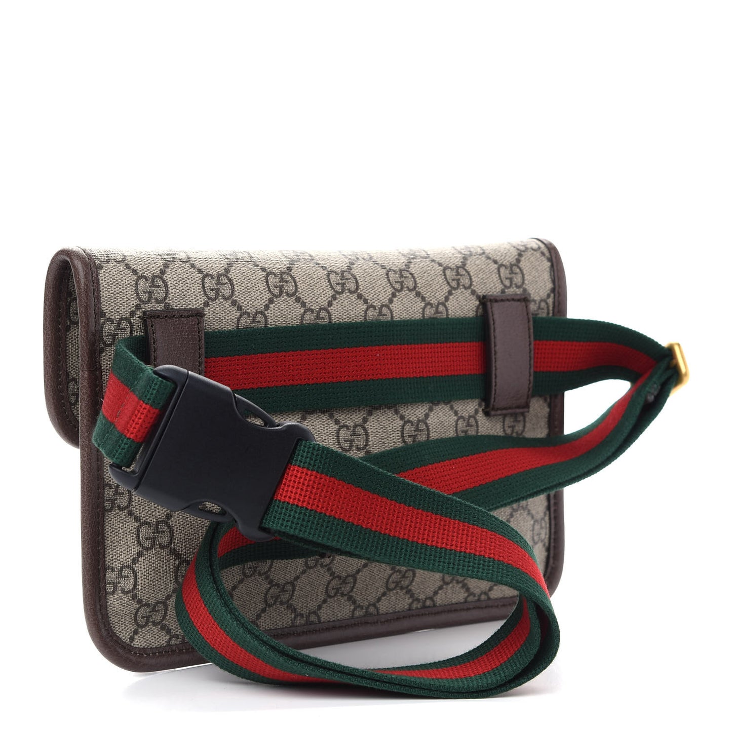 GG Supreme Monogram Neo Vintage Web Belt Bag Brown