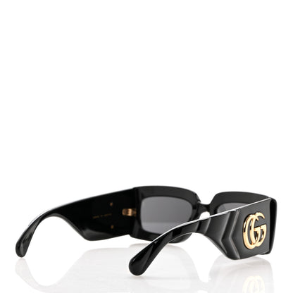 Gucci Acetate Rectangular Sunglasses GG0811S Black 4 of 7