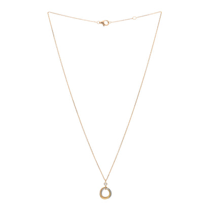 Cartier 18K Pink Yellow White Gold Diamond Trinity Pendant Necklace 2 of 3