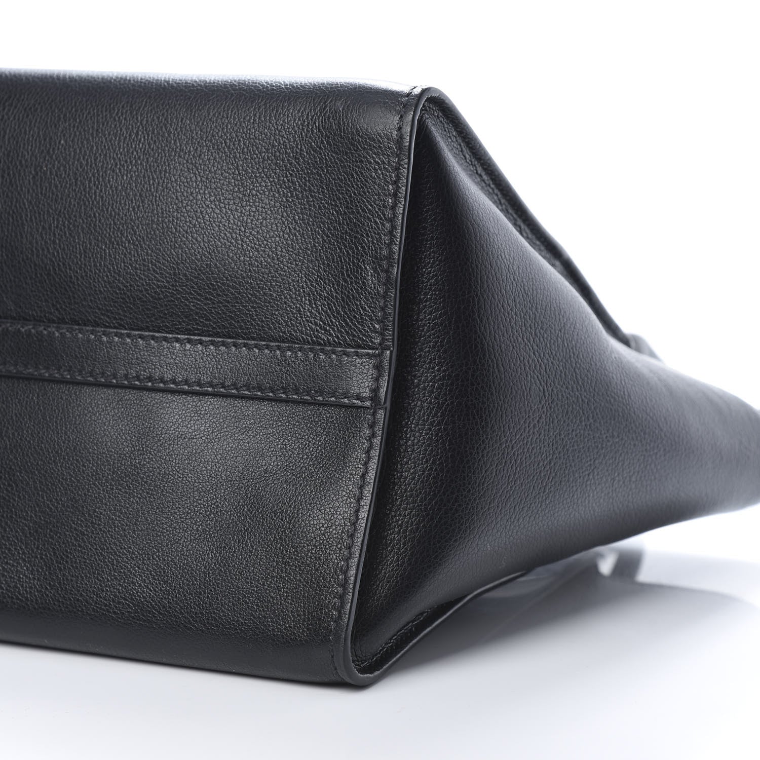 Prada Glace Calf Small Twin Pocket Tote Black 10 of 11