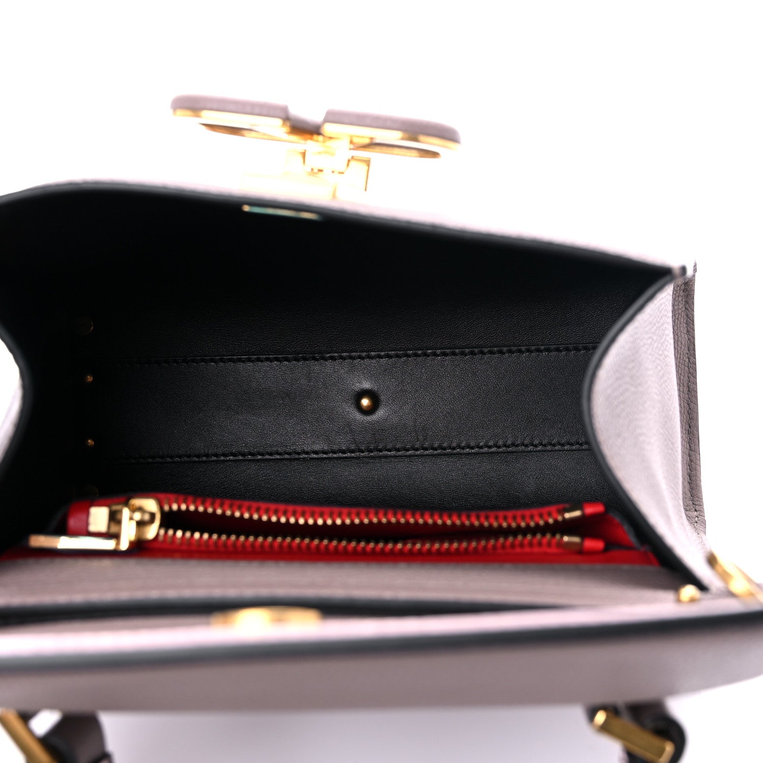 Valentino Garavani Grainy Calfskin Small VSling Top Handle Bag Clay 4 of 8