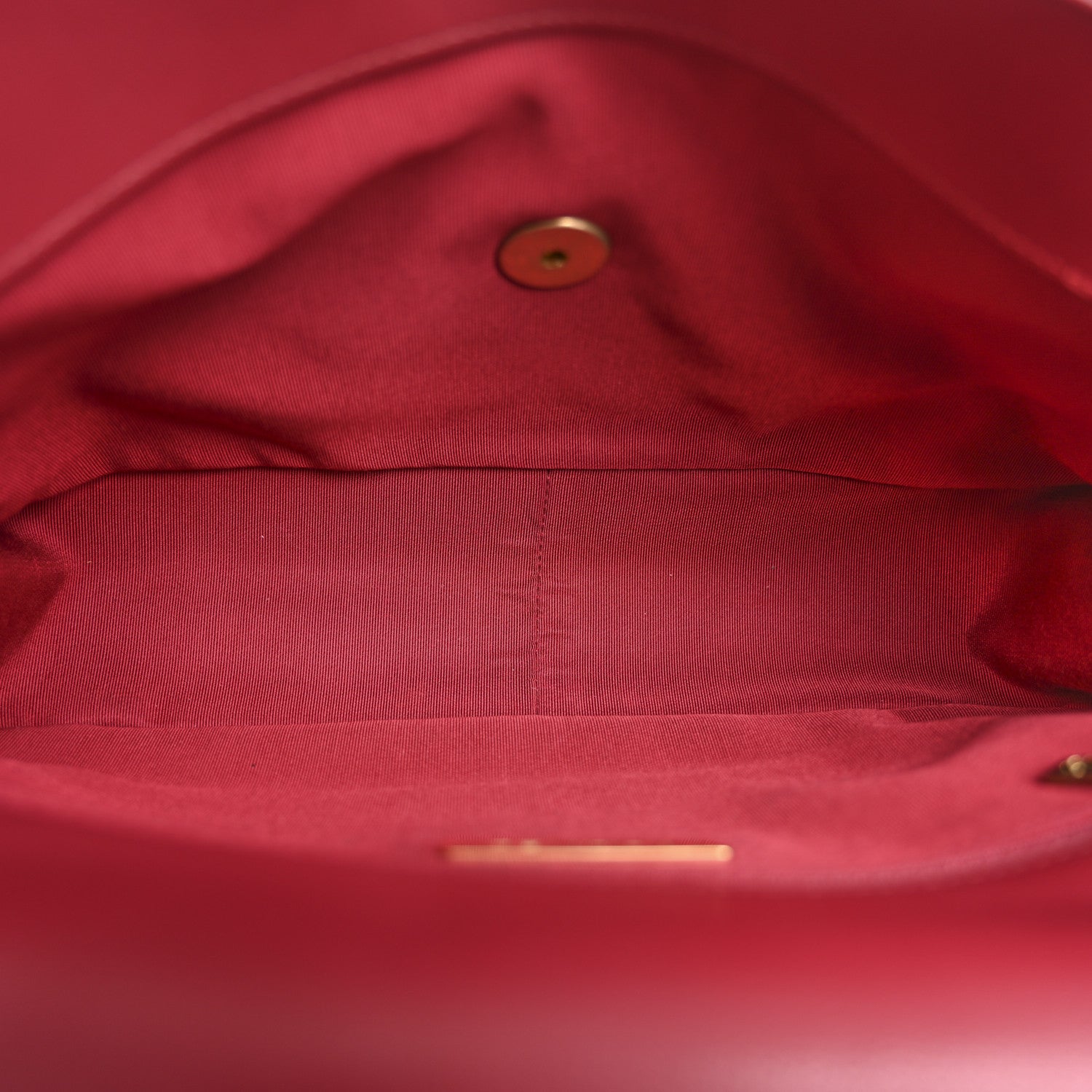 Chanel Goatskin Quilted Large Chanel 19 Flap Dark Pink 4 of 10