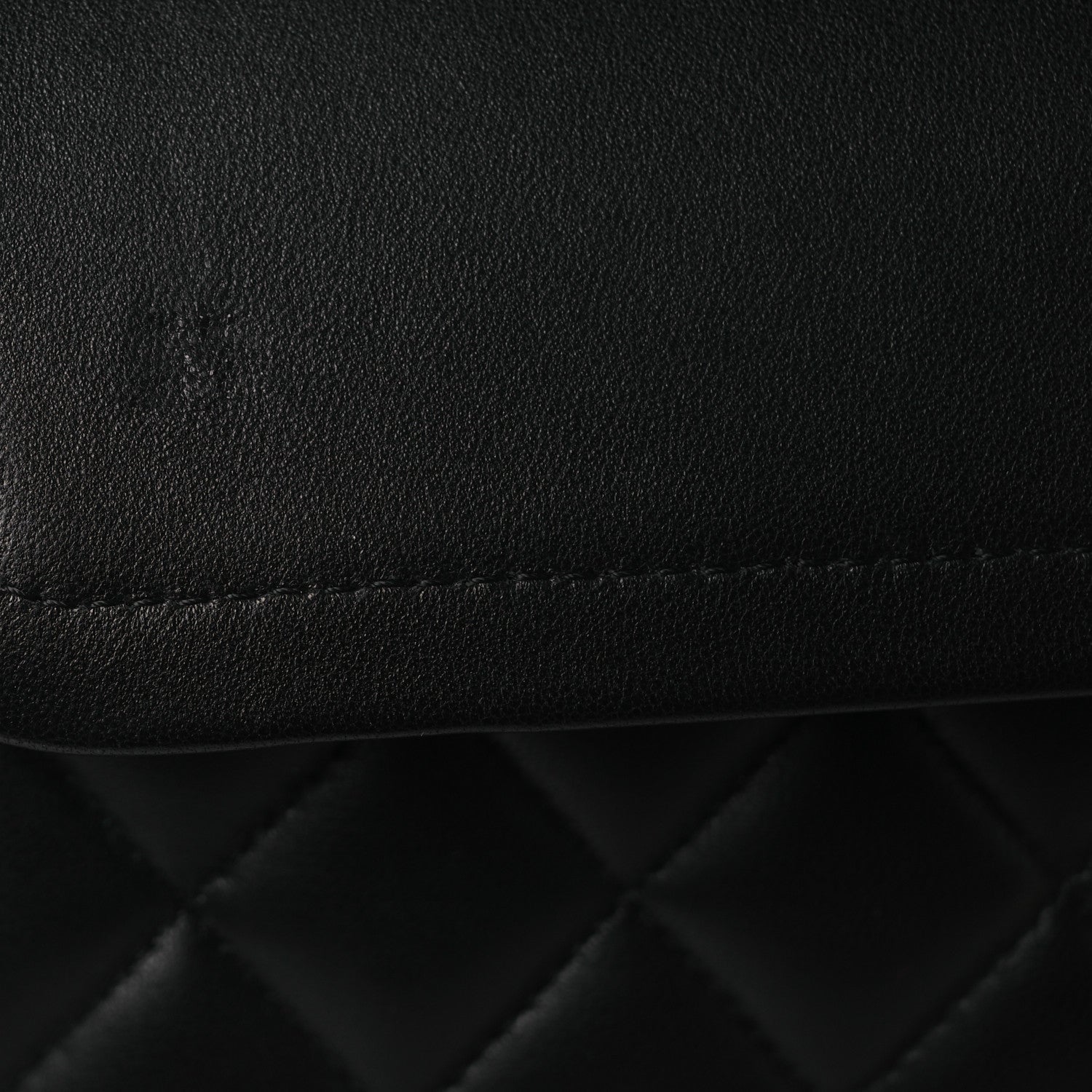 Chanel Lambskin Quilted Medium Double Flap Black 11 of 13