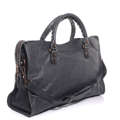 Balenciaga Agneau Giant 12 Rose Gold Hardware City Gris Tarmac 4 of 11