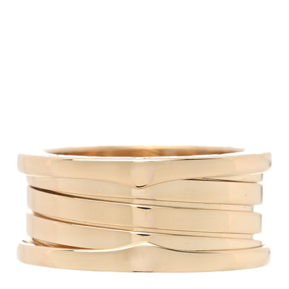 Bulgari 18K Yellow Gold B.Zero1 Four-Band Ring 59 8.75 1 of 5