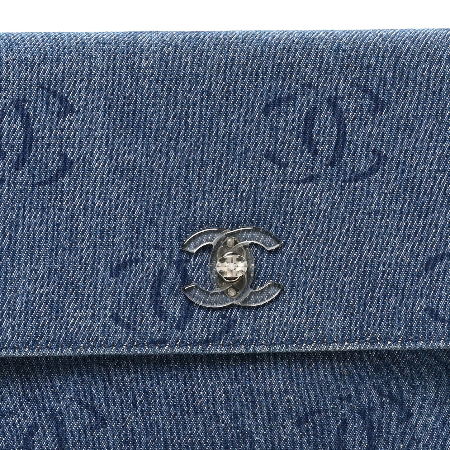 Denim CC Clutch Blue