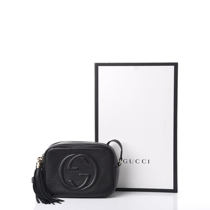 Gucci Pebbled Calfskin Small Soho Disco Bag Black 8 of 8