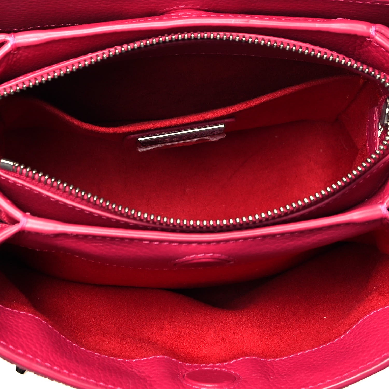 Christian Louboutin Calfskin Small Triloubi Embroidered Studded Chain Bag Pink 5 of 9