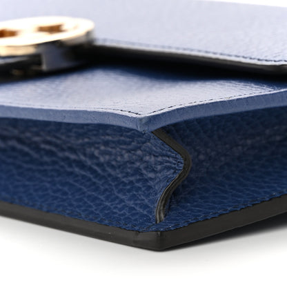 Gucci Dollar Calfskin Interlocking G Chain Wallet Caspian 10 of 15