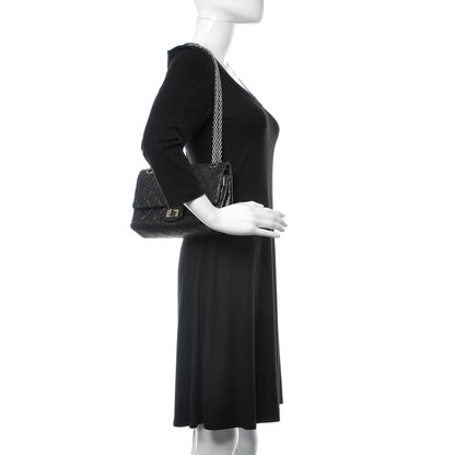 Chanel Aged Calfskin Quilted 2.55 Reissue 225 Flap Black 3 of 12