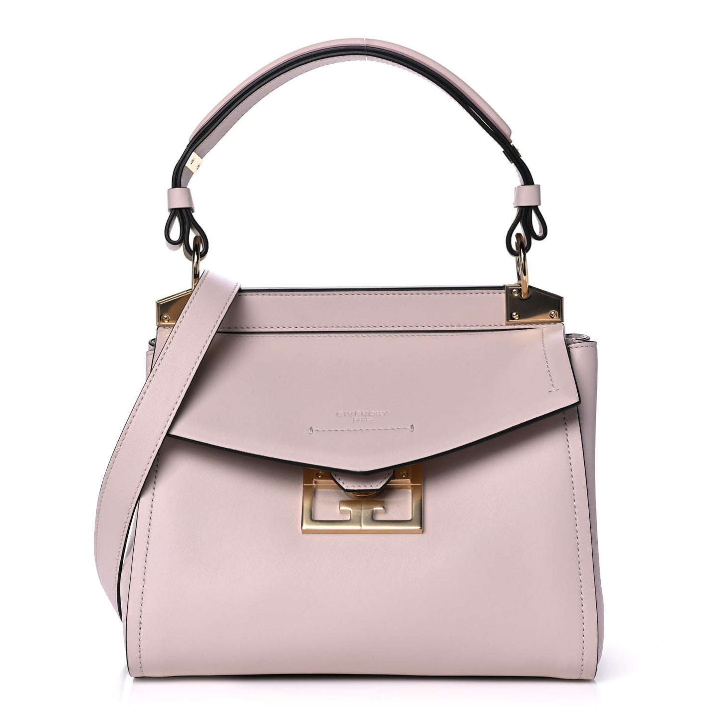 Calfskin Small Mystic Shoulder Bag Pale Pink