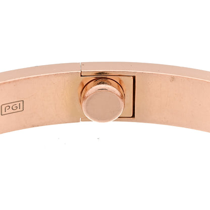 Cartier 18K Pink Gold 4 Diamond LOVE Bracelet 19 7 of 11