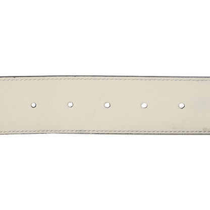 Gucci Calfskin Double G 40mm Belt 80 32 Mystic White 5 of 8