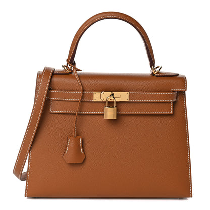 Hermes Epsom Kelly Sellier 28 Gold 1 of 12