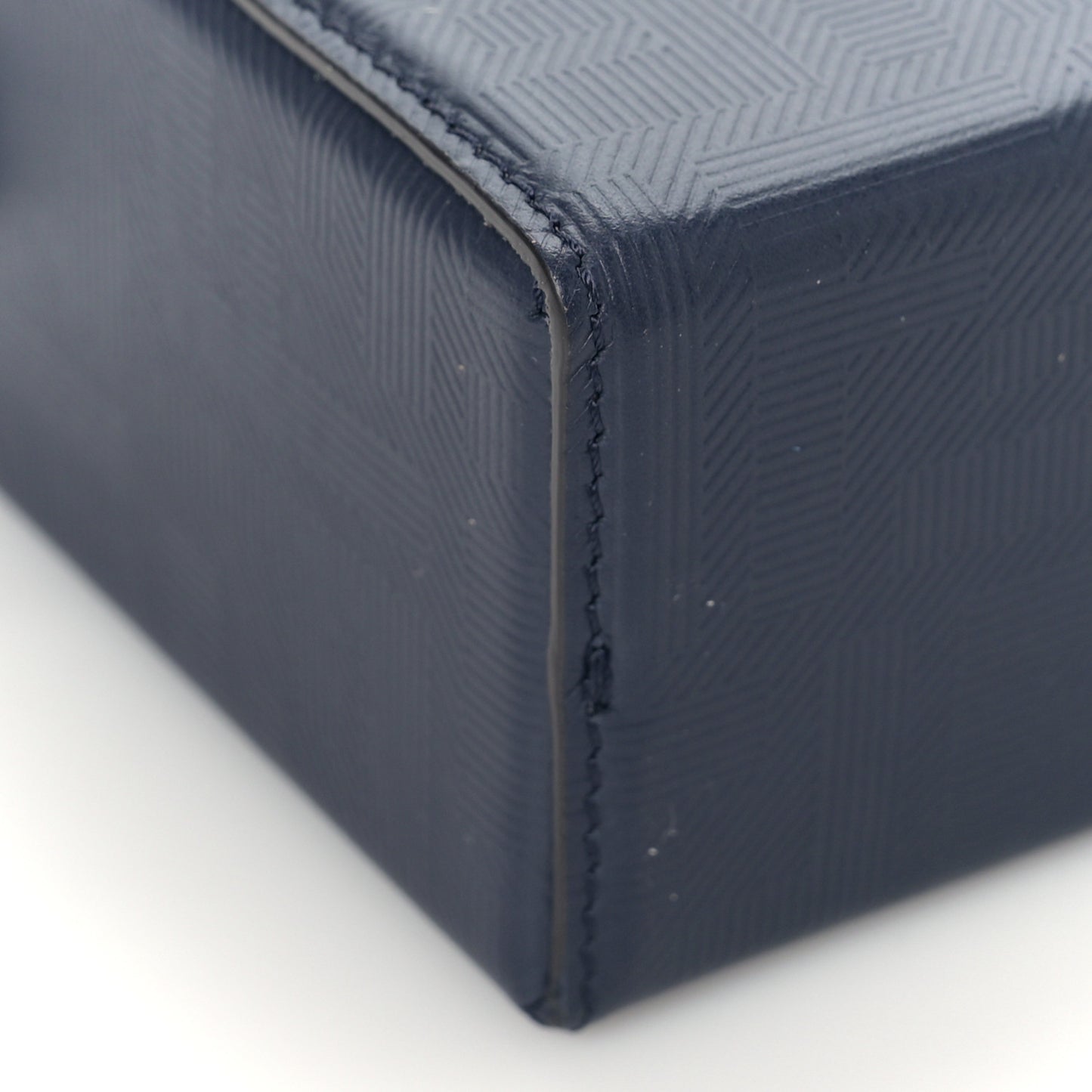 Vitello King FF Lines Embossed Baguette Soft Trunk Midnight