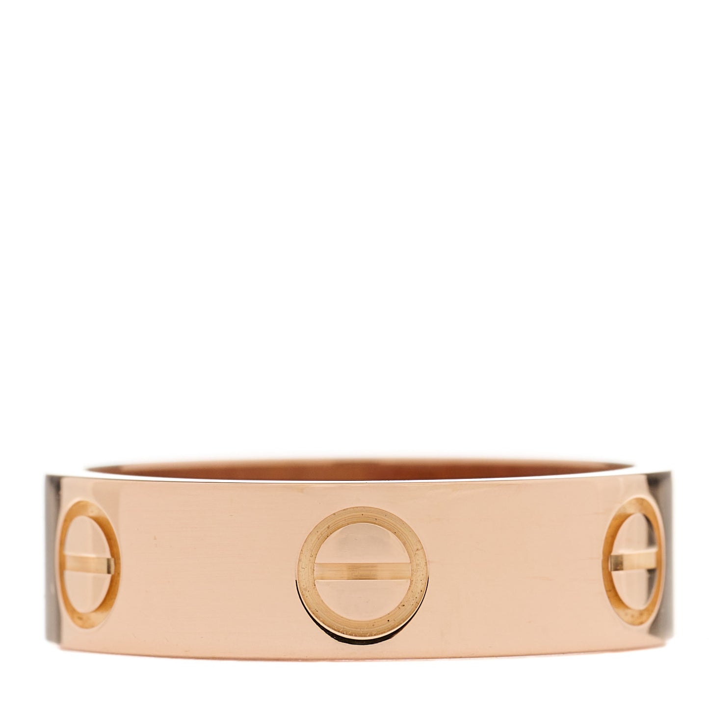 18K Pink Gold 5.5mm LOVE Ring 54 6.75