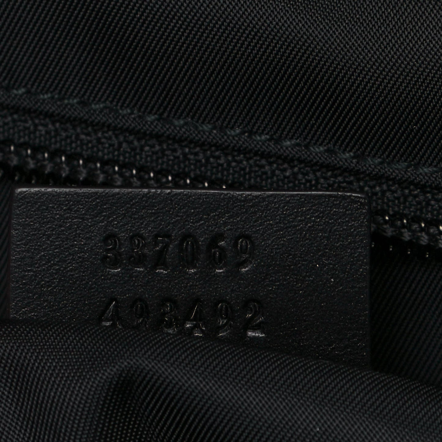 Techno Canvas Web Single Buckle Tote Black