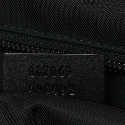 Gucci Techno Canvas Web Single Buckle Tote Black 7 of 12