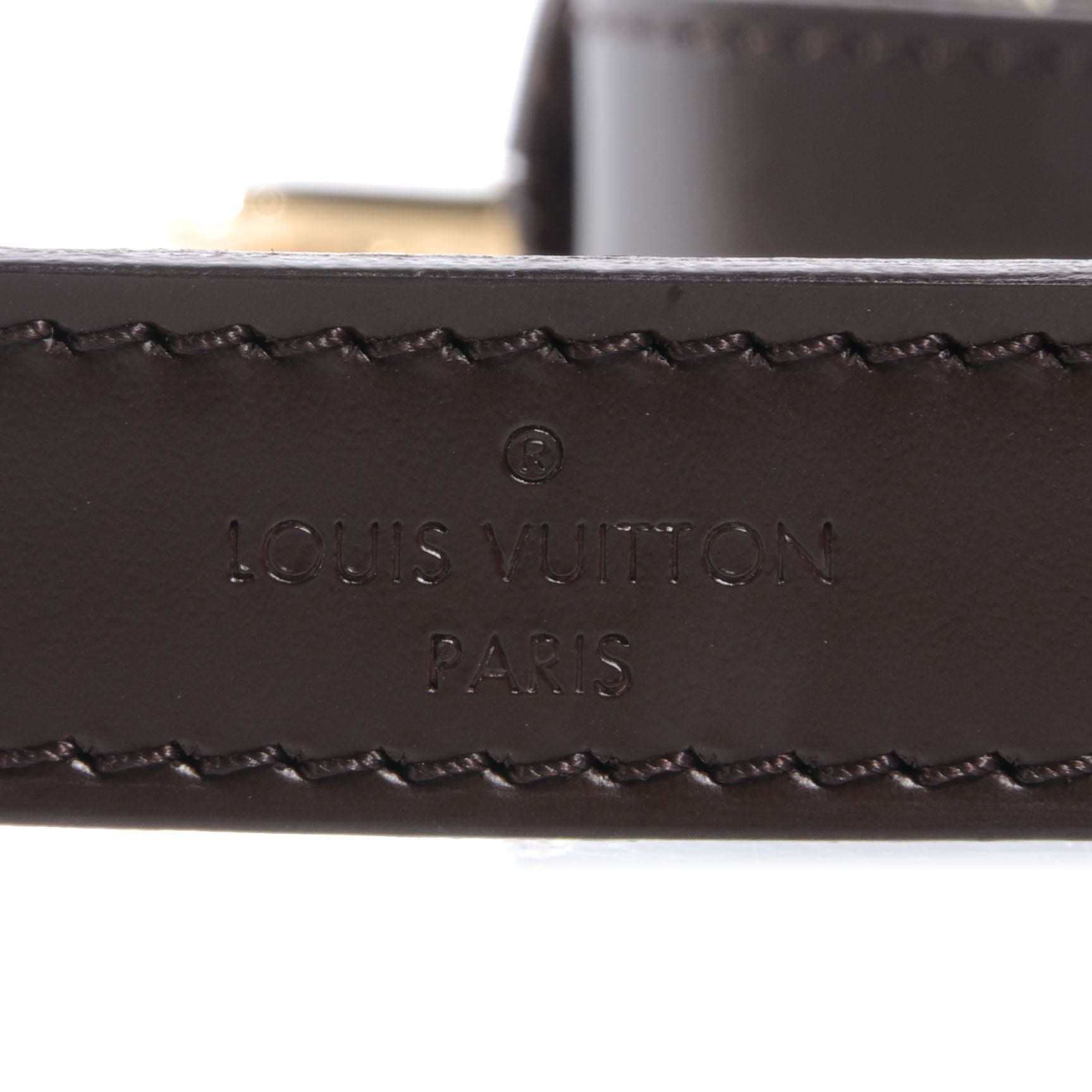 Louis Vuitton Leather Adjustable Strap Brown 4 of 4