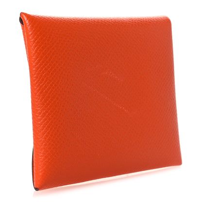 Hermes Epsom Bastia Coin Purse Feu 3 of 8